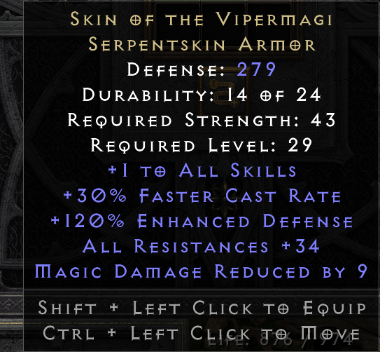 SKIN OF THE VIPERMAGI original item tooltip